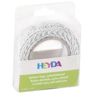 Traka Deco ljepljiva tekstil 15mmx2m Heyda 20-35845 00 bijela