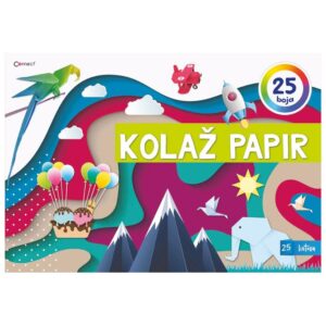 Kolaž papir 25 listova A4 Connect