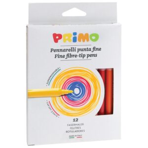 Flomaster školski 12boja karton Primo CMP 601PEN12