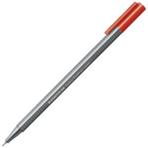 Flomaster fineliner triplus 0,3mm Staedtler 334-201 neon crveni