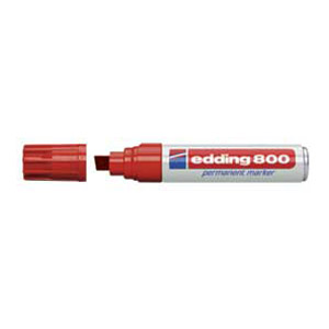 Marker permanentni 4-12mm Edding 800 crveni