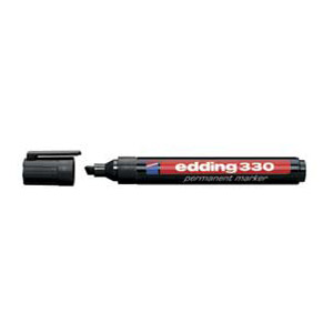 Marker permanentni 1-5mm klinasti vrh Edding 330 crni