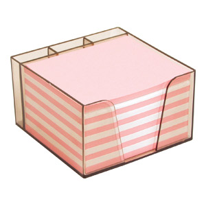 Blok kocka pvc 10x8,5x6cm s papirom u boji Elisa