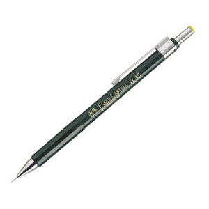 Olovka tehnička 0,3mm TK-Fine 9713 Faber Castell 136300 zelena
