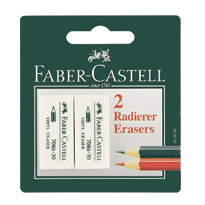 Gumica sintetička 7086-30 pk2 Faber Castell 188696 blister