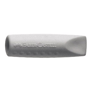 Gumica-čep Grip 2001 pk2 Faber Castell 187000 siva