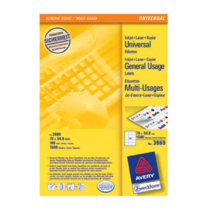 Etikete ILK 70x50,8mm pk100L Zweckform 3669