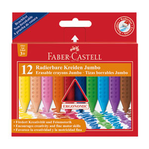 Boje voštane 12boja Jumbo Grip 2001 Faber Castell 122540 blister