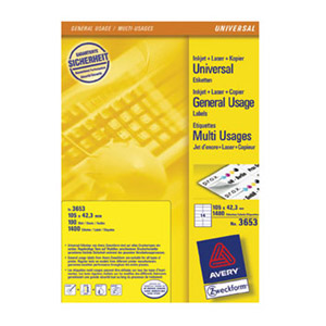 Etikete ILK 105x42,3mm pk100L Zweckform 3653