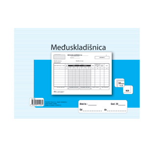 Obrazac A-26 međuskladišnica 1+4
