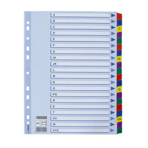 Pregrada kartonska A4 A-Z kolor 20listova Esselte 100166