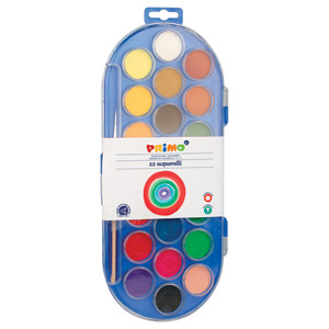Boja vodena fi 30mm 22boje+kist CMP 114A22SG blister