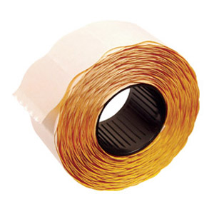 Etikete u roli 26x16mm oble dvoredne Printex narančaste