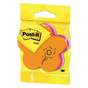 Blok samoljepljiv oblik Cvijet 225L Post-it 3M.2007F blister