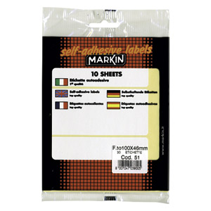 Etikete slep 100x46mm pk10L 10051 blister