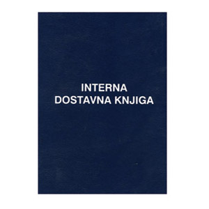 Obrazac B-139a interna dostavna knjiga