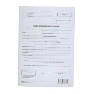 Obrazac A-210/NCR putni nalog