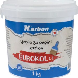 Ljepilo za papir 1kg Eurokol Karbon