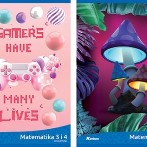 Obrazac školski Matematika 3 i 4 KARBON MIX CURE ILI DEČKI