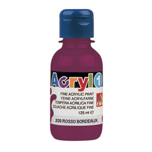 Boja tempera akrilna 125ml CMP 320 crvena bordo