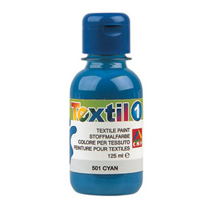 Boja tempera za tekstil 125ml CMP 501 plava cijan