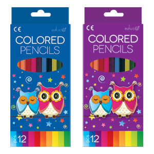 Boje drvene 12boja Color Educa blister