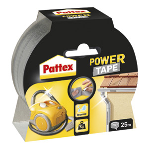 Traka ljepljiva 50mm/10m Power Tape Henkel srebrna blister