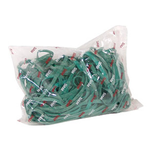 Vezica gumena fi-150mm x širina 8mm x 1kg zelena