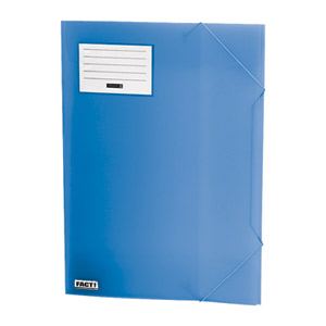 Fascikl klapa s gumicom pp A4 Fact Brunnen 10-41604 30 plavi
