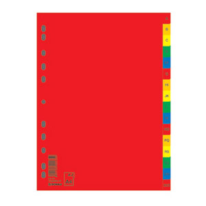 Pregrada plastična A4 A-Z kolor 16L Donau 7726095PL-99