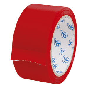 Traka ljepljiva 48mm/66m solvent 2B crvena