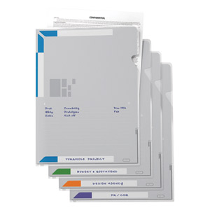 Fascikl "L" sjajni 85% zatamnjen pp A4 pk10 Elba 400012935 sortirano