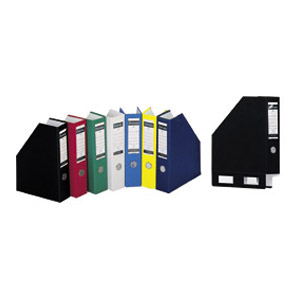Stalak za spise okomit kartonski pp Donau 3949001PL-01 crni