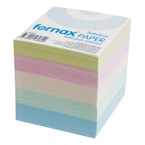 Papir za kocku 9x9x9cm pastelne boje