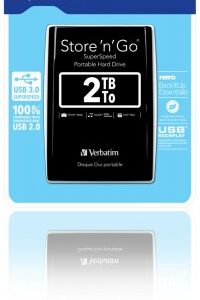 Externi HDD Verbatim USB 3.0 2,5" 2TB BLACK