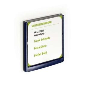 Informacijski okvir za vrata CLICK SIGN 149x148.5mm plavi