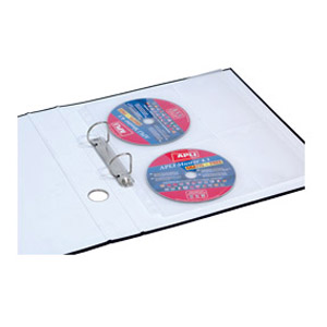 Fascikl uložni pp za 4 CD  i 4 vizitke A4 pk25 Donau 1715