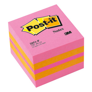 Blok samoljepljiv kocka 51x51mm 400L Post-it 3M.2051P