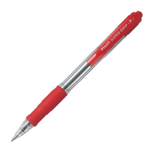 Olovka kemijska Super Grip Pilot BPGP-10R-F crvena