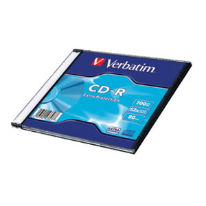 CD-R 700/80 52x slim Extra protection Verbatim 43347