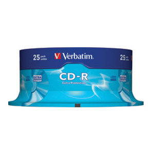 CD-R 700/80 52x spindl Extra protection pk25 Verbatim 43432