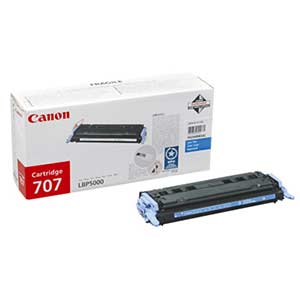 Toner Canon CRG 707,LBP5000 original cyan