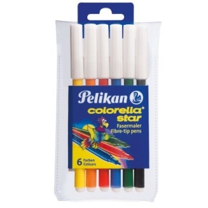 Flomaster školski 6boja Colorella star Pelikan 904813 blister