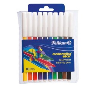 Flomaster školski 10boja Colorella star Pelikan 904821 blister