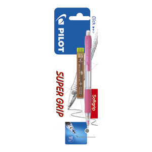 Olovka tehnička 0,5mm Super grip+mina Pilot sortirano blister