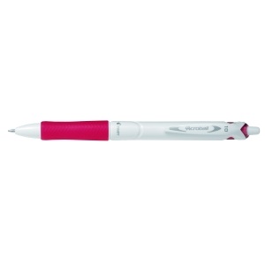Olovka kemijska Acroball Pure White Pilot BAB-15M-BG crvena