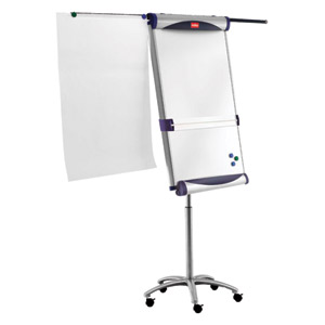 Stalak flipchart+bijela ploča pomični 70x100cm Piranha Nobo
