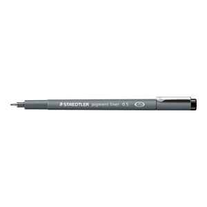 Flomaster fineliner pigment 0,5mm Staedtler 308 05-9 crni