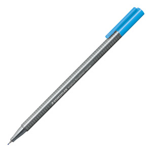 Flomaster fineliner triplus 0,3mm Staedtler 334-301 neon plavi