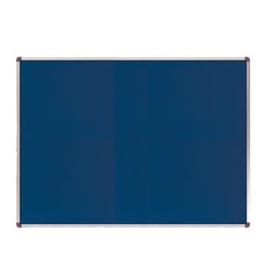 Ploča tkanina 120x90cm aluminijski okvir Nobo 1900916 plava!!